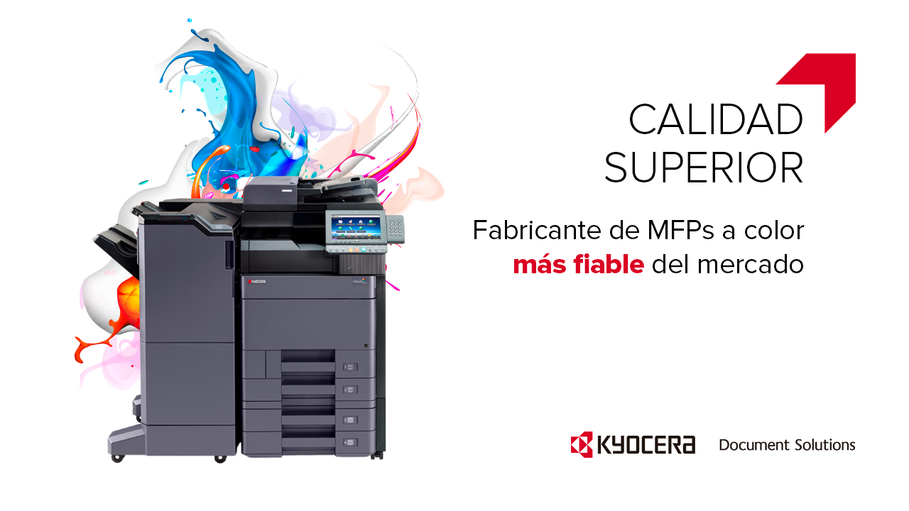 KYOCERA, elegido fabricante de Multifuncionales a Color más fiable del  mercado | Coanda