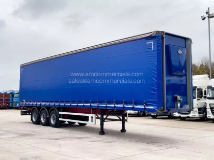2018 CARTWRIGHT 4550MM PILLARLESS TRI AXLE CURTAINSIDE TRAILER img