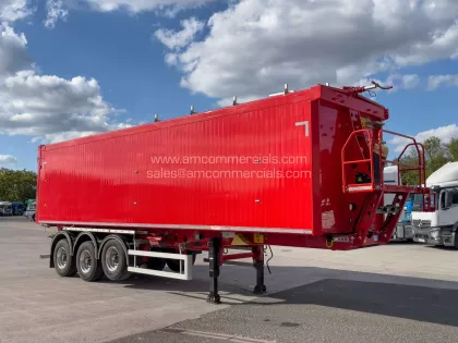 2024 KASSBOHRER 71 CU YD ALLOY TIPPER TRI AXLE TRAILER img