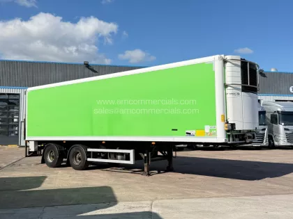 2014 GRAY & ADAMS MULTI TEMP FRIDGE URBAN TANDEM AXLE POSITIVE REAR STEER TRAILER img