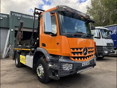 2016 Mercedes Arocs 1824 Skip Loader img