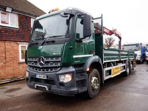 2014 Mercedes Arocs 2532 6x2 Crane Vehicle img