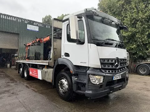 2014 Mercedes Arocs 2535 6x2 Crane Vehicle img
