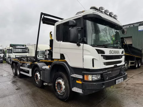 2015 Scania P410 8x4 Hook Loader img