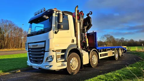 2022 72 DAF CF 480 FAX 8x2 FASSI F545RA.2.26 XE-Dynamic Sterling Plant Truck img
