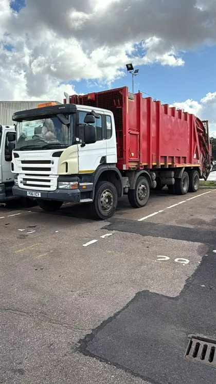 2011 SCANIA P410 8X4 HEIL BIGBITE REAR END LOADER REL img
