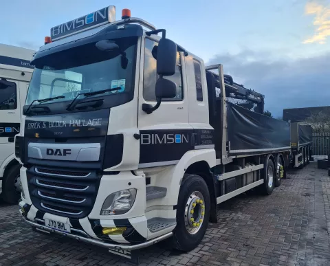 2020 DAF CF450 SLEEPER CAB   ATLAS 135.2 CRANE   SDC TRAILER img