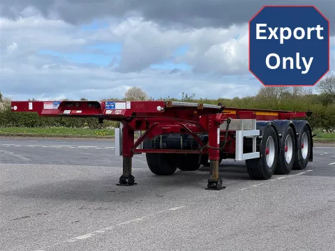 2019 - Dennison Tri-Axle 4 Lock Skeletal Trailers – 1 x 20′ Container - Choice Available img