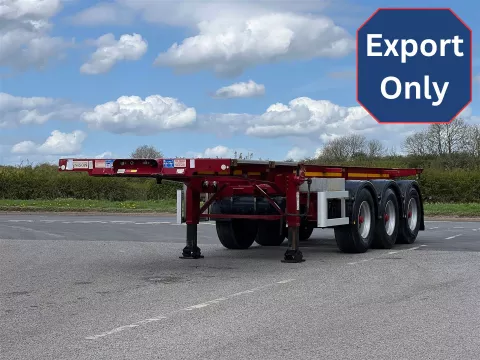 2019 - Dennison Tri-Axle 4 Lock Skeletal Trailers - 1 x 20' Container - Choice Available img