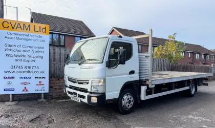 2021 (21) MITSUBISHI CANTER DIESEL FLAT Flat Bed img