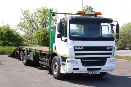 DAF CF75 310 6X2 32FT CHEESEWEDGE BEAVERTAIL (2013) img