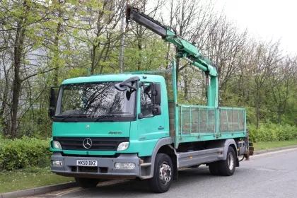 MERCEDES ATEGO 1518 4X2 ATLAS 92.2 CRANE DROPSIDE (2008) img