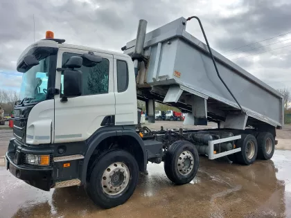 2018 (18) Scania P410 XT 8x4 Alloy Tipper img