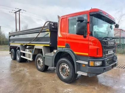 2018 (18) Scania P410 8x4 Steel Tipper img
