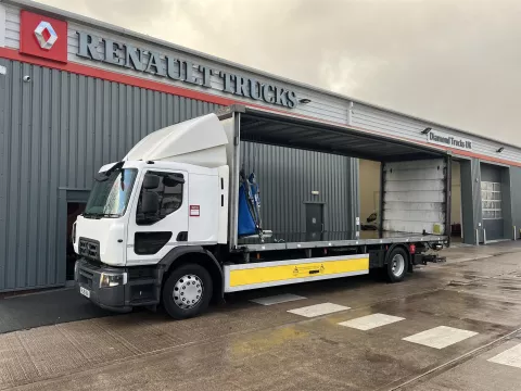 2019 Renault D Wide 280 Curtain sider with Tail-lift img