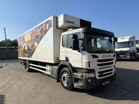 2013 Scania P230 18T Fridge Truck, Choice in Stock img