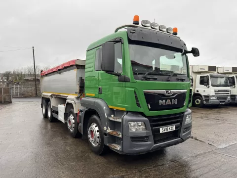 2018 MAN TGS 32.420 Sleeper Cab, 8x4, Steel Body Tipper img