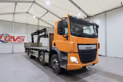 Full MOT & 3 Month Warranty! 2017 (17 PLATE) DAF CF400 Brick Grab 8x2 Euro 6 Flatbed img