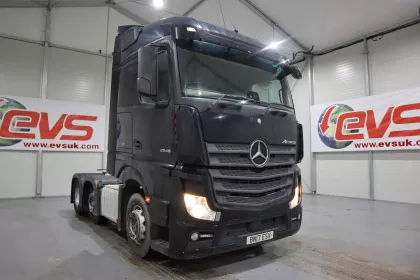 2017 (17 PLATE) Mercedes Benz ACTROS 2545 6x2 Euro 6 Tractor Units img