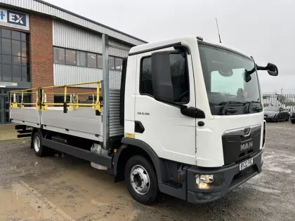 MAN TGL 8.190 7.5-TONNE DROPSIDE FLAT 2022 - BV22 FRC img