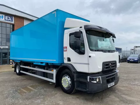 RENAULT D18-250 *EURO 6* 18 TONNE DEMOUNT BOX VAN 2018 - FN68 AEF img