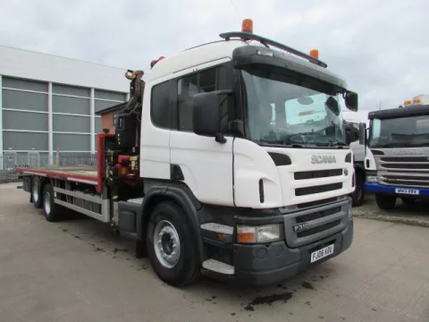 SCANIA P310 2006 6X2 FLATBED WITH CRANE (FJ06 KDU) S N:4215 img