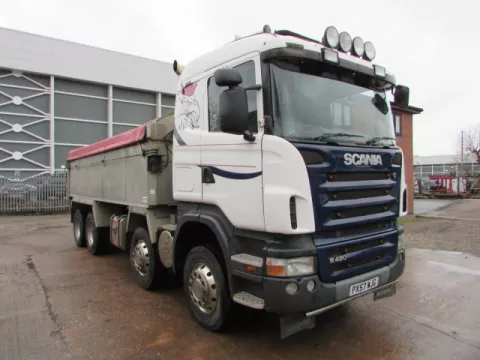 SCANIA R420 8X4  SLEEPER CAB TIPPER (PX57 WJG) - S N 4162 img