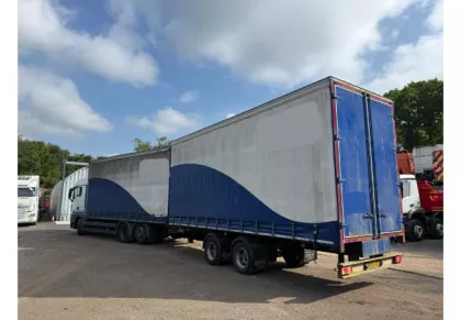 25ft Curtainside Draw Bar Trailer img