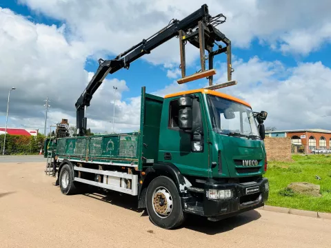 IVECO EUROCARGO 18025 2016 (16) EURO 6, DOUBLE DROPSIDE, REAR MOUNTED HIAB XS 122 DUO CRANE img