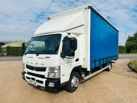 MITSUBISHI FUSO CANTER 7C18 2021 (71) EURO 6, 7.5 TON CURTAINSIDER img