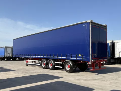 3 x 2015 Lawrence David, LST - 15.6m, Rear Steer, Curtainsided Trailers img