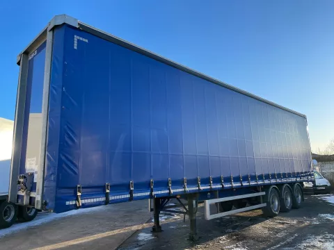 2020 SDC 4.68m tri axle pillarless curtainside trailer img