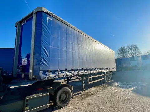 2020 SDC 4.27m tri axle pillarless curtainside trailer img