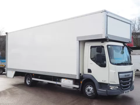 2021,21 reg DAF FA LF180 24 Foot Luton Dropwell Pantechnicon img