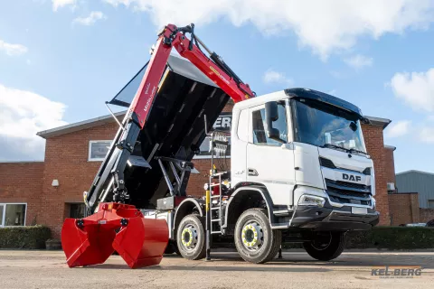DAF XDC 450 FAD 8x4 Kel-Berg Tipper Grab img