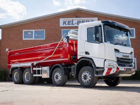 DAF XDC 450 FAD 8x4 Kel-Berg Steel Tipper img