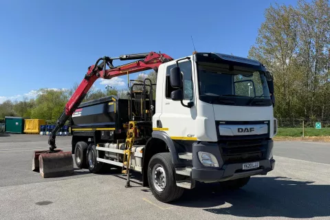 DAF CF370 6X4 26T Tipper Grab – YK20LJJ img