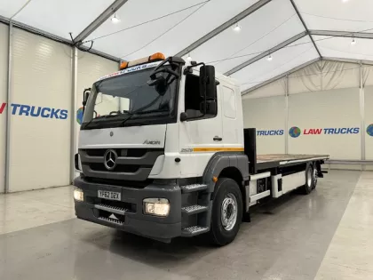 Mercedes Axor 2529 6x2 Rear Lift Sleeper Cab Flatbed img
