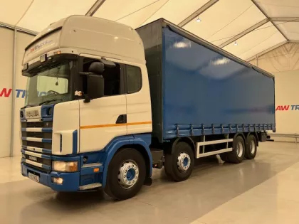 Scania 124 420 8x2 Rear Lift Curtainsider Manual img