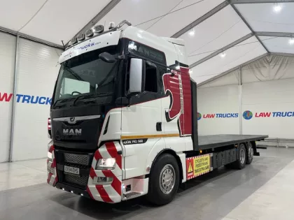 MAN TGX 26.560 6x2 Rear Lift Sleeper Cab Flatbed img