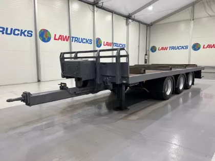 SDC Tri Axle Flatbed Drawbar Trailer img