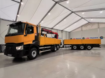 Renault C460 6x2 Dropside Brick Grab Drawbar img