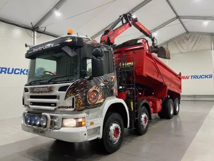 Scania P380 8x4 Steel Tipper Grab Manual img