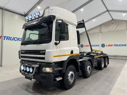 DAF CF85 460 8x4 Space Cab Hookloader Drawbar img