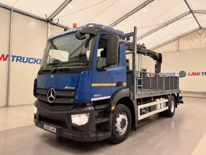 Mercedes Antos 1824 Day Cab Dropside with Crane img