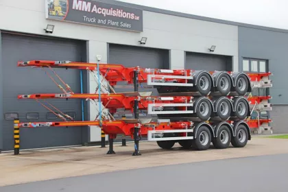 2026 KASSBOHRER TRI AXLE SKELETAL TRAILER (NEW   UNUSED) img