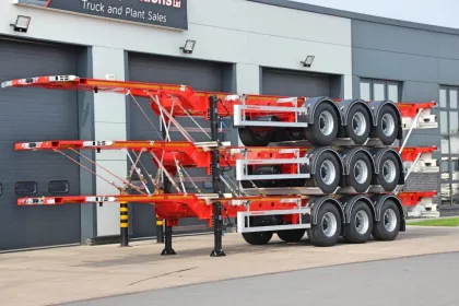 2026 KASSBOHRER TRI AXLE SKELETAL TRAILER (NEW   UNUSED) img