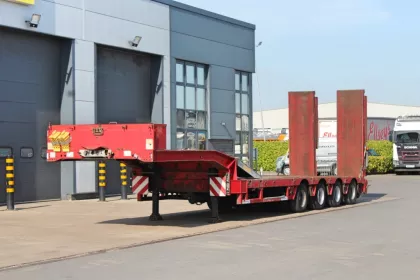 2011 FAYMONVILLE 4 AXLE EXTENDABLE LOW LOADER TRAILER img