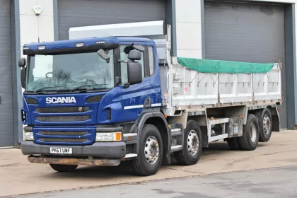 2018 (67) SCANIA P410 8X2 ALLOY DROPSIDE TIPPER img
