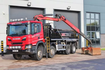 2019 (19) SCANIA P410 XT 8X4 TIPPER GRAB (EURO 6) img